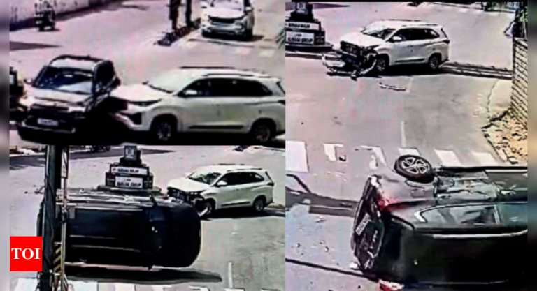 Accident-Speeding-SUV-jumps-signal-hits-another-vehicle-flips-many.jpg