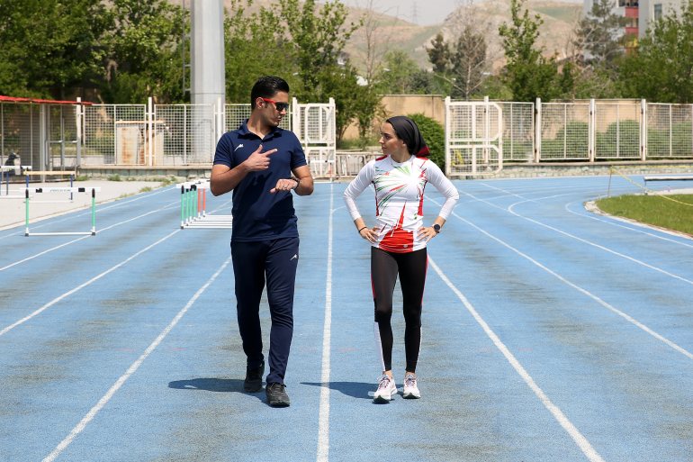 Farzaneh Fasihi Iranian sprinter