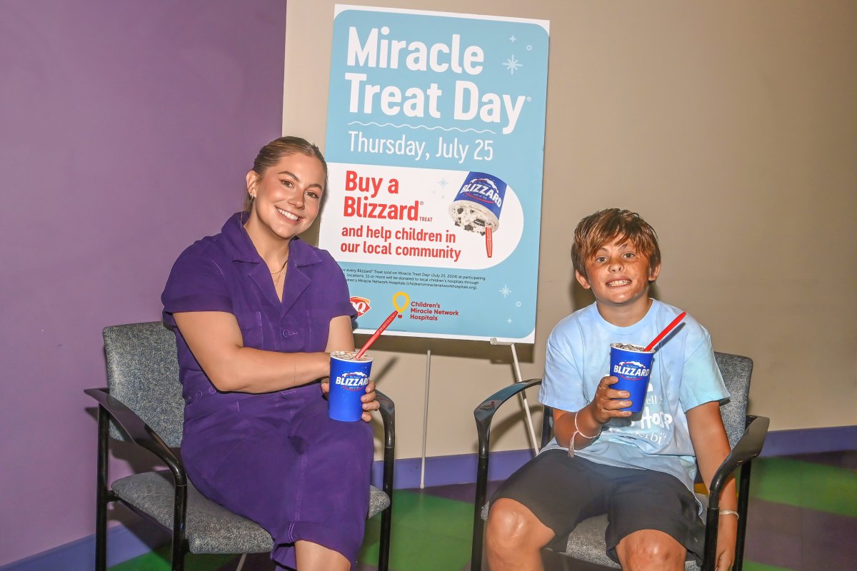 shawn johnson dairy queen miracle treat day