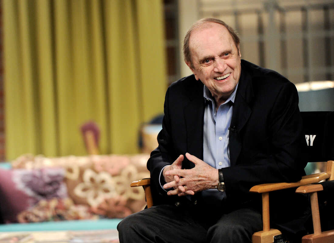 Bob Newhart won an Emmy for his performance on The Big Bang Theory. He's shown above on set in August 2013.