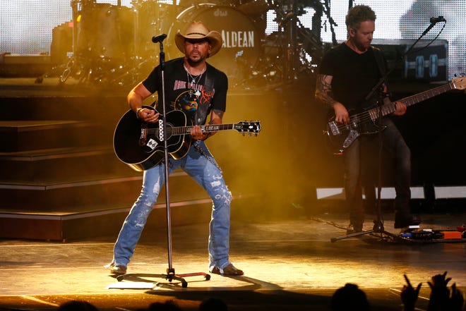 Jason Aldean headlines the American Family Insurance Amphitheater at Summerfest on June 28, 2019.