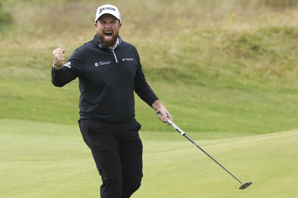 Shane Lowry enjoyed much of the Open Championship, but hit hard times on the weekend. (AP Photo/Scott Heppell)