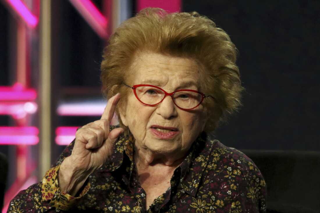 Dr. Ruth Westheimer participates in an 