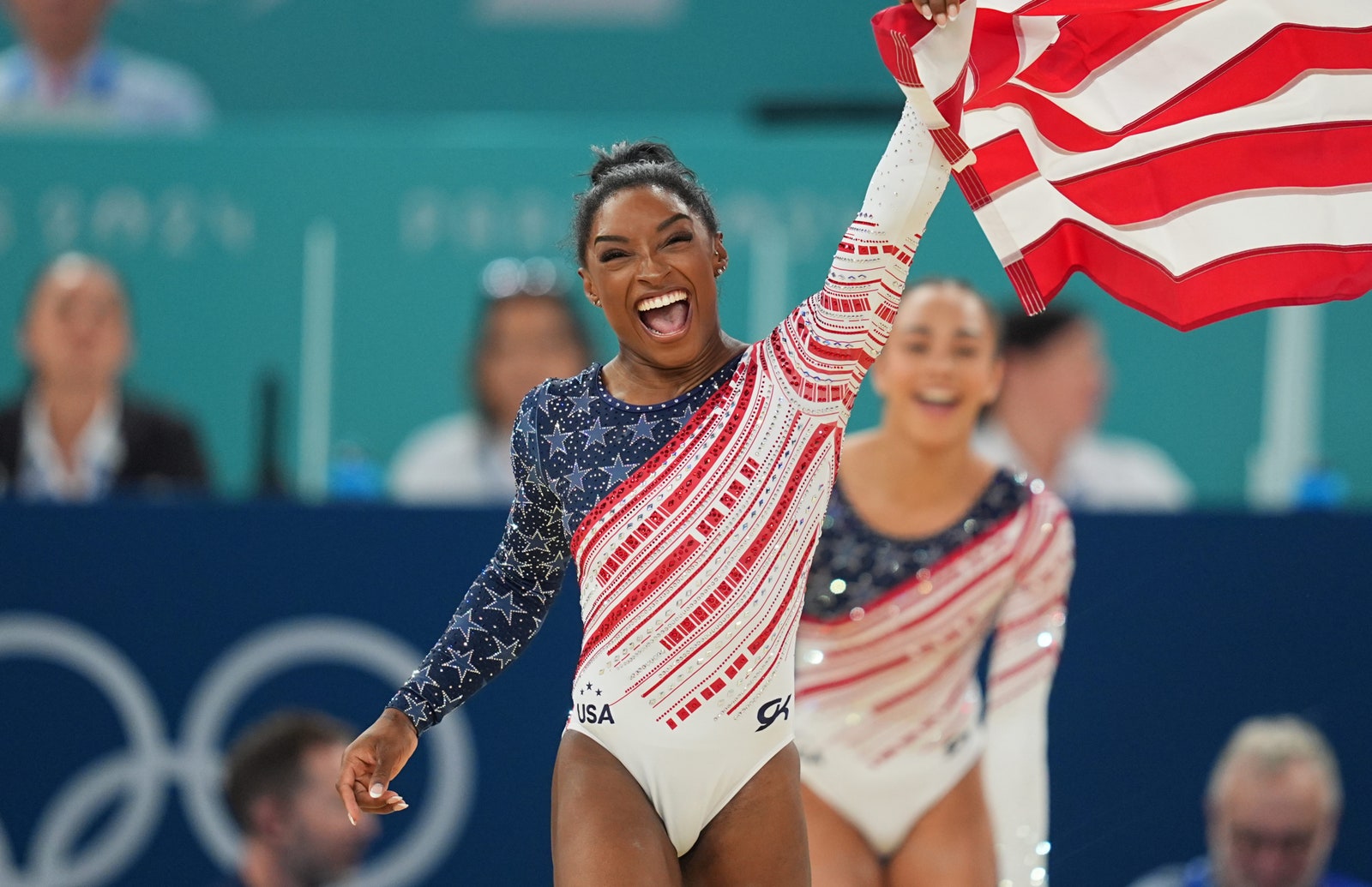 Simone Biles of USA wins gold during the Women's Artistic Gymnastics Women's Team Final  Women's Artistic Gymnastics...