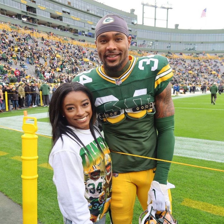 Simone Biles, Jonathan Owens