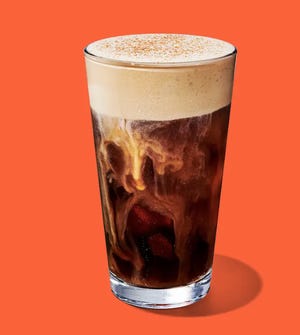 The Pumpkin Cream Cold Brew is back at Starbucks in fall 2024 and has become a fan favorite.