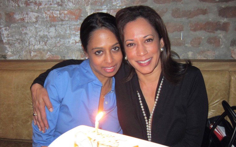 Maya and Kamala Harris