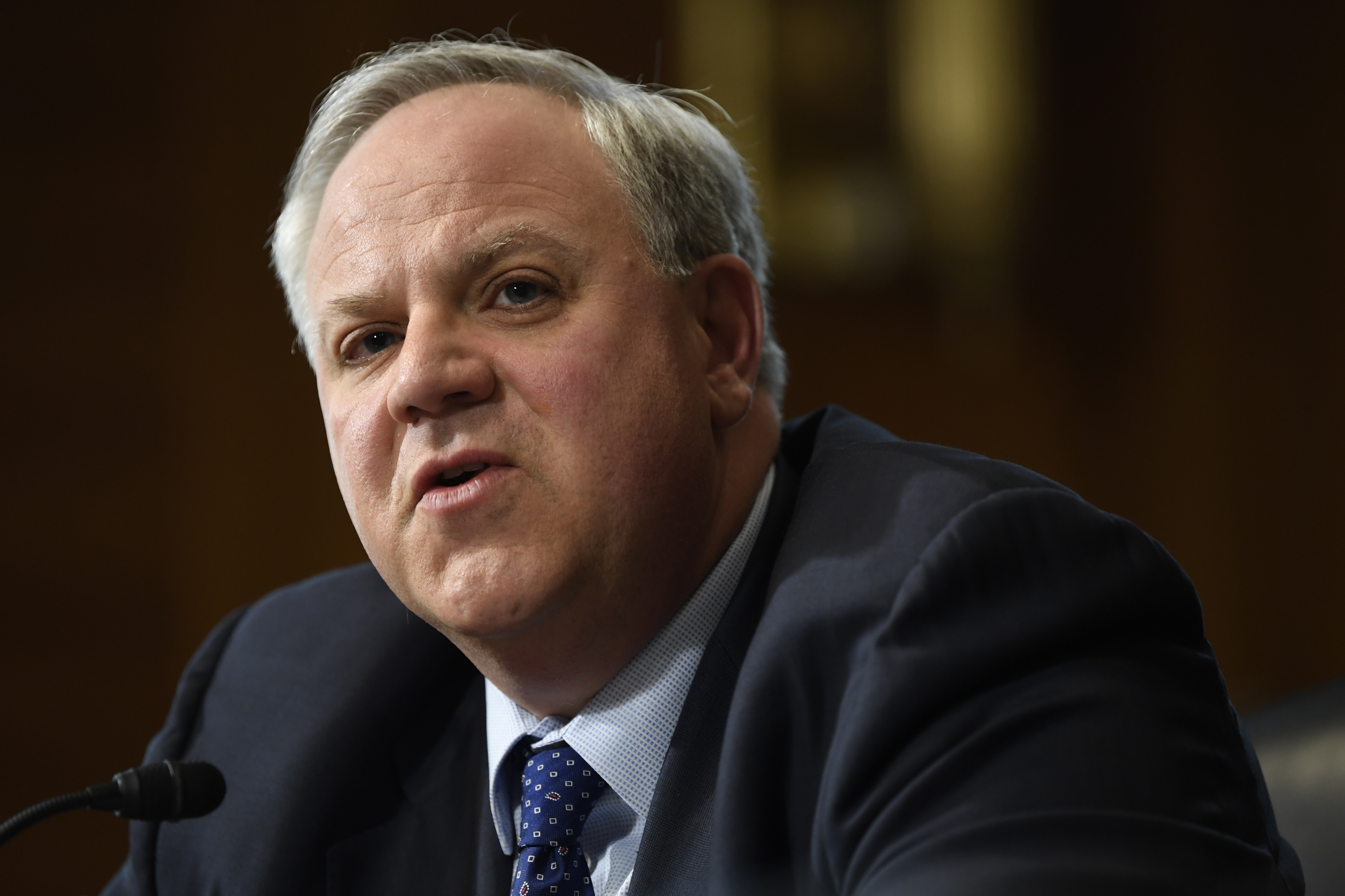 David Bernhardt testifies before the Senate. 