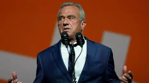 Reuters Independent U.S. presidential candidate Robert F. Kennedy Jr speaks at Bitcoin 2024 in Nashville