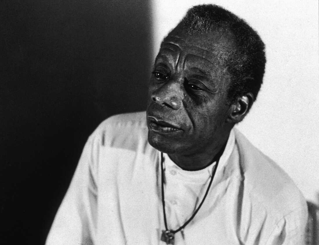 American author James Baldwin at Hampshire College, Amherst, Massachusetts in 1985.