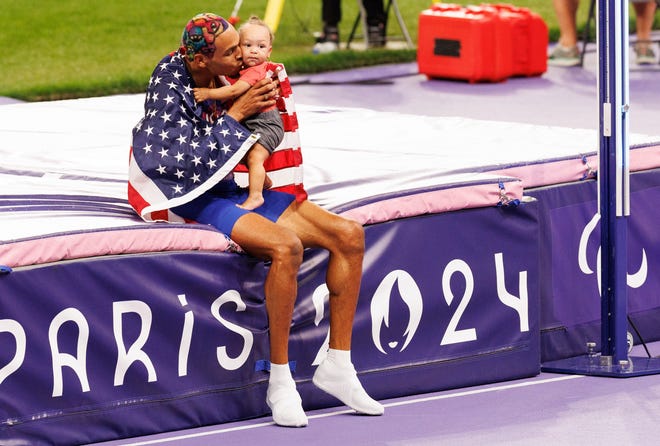 Roderick Townsend during the Paris Paralympic Summer Games at Stade de France.