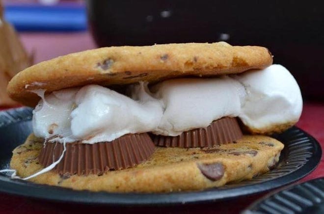 A Reese's s'more on cookies at Hersheypark.