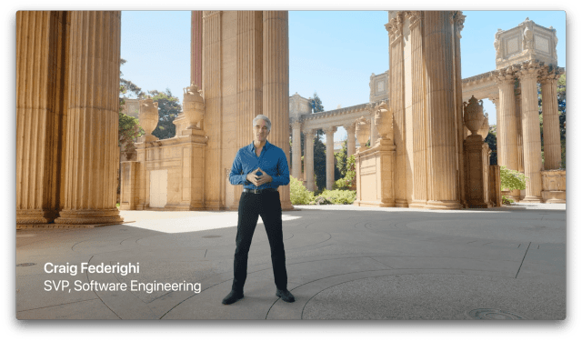 Apple's software chief was featured for 10 minutes of the hardware keynote