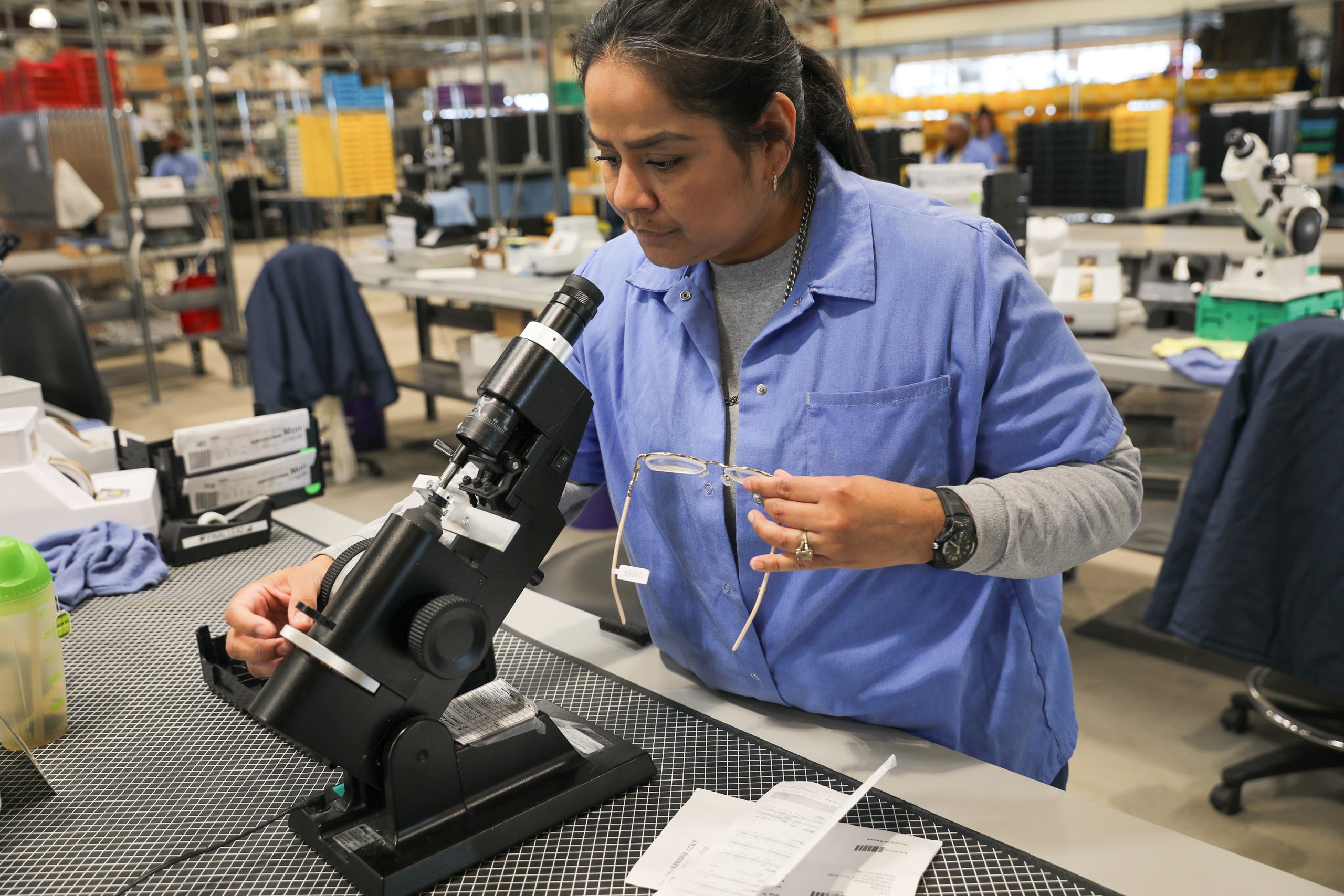 Using advanced optical technology at Central California Women's Facility.