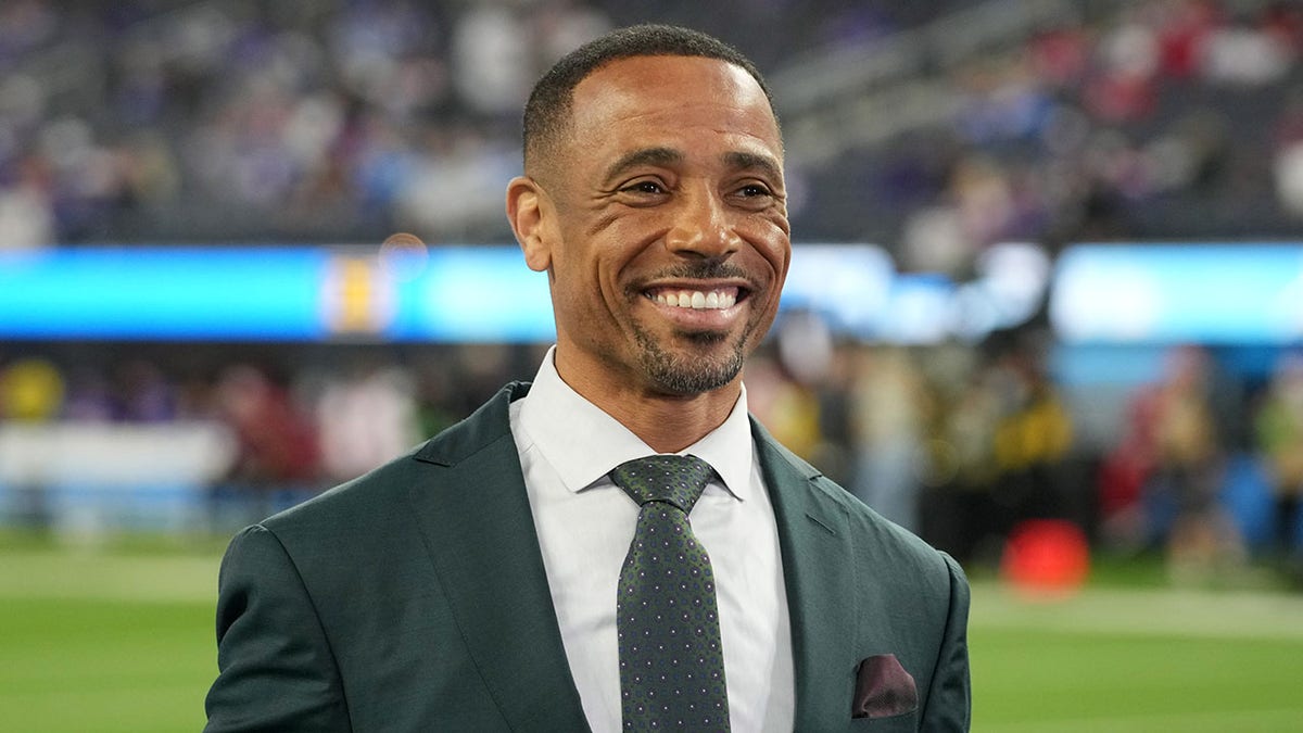 Rodney Harrison smiles