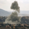 Smoke billows from the site of an Israeli air strike in the Lebanese village of Khiam, near the Lebanon-Israel border, on September 23, 2024. The Israeli military on September 23 told people in Lebanon to move away from Hezbollah targets and vowed to carry out more 