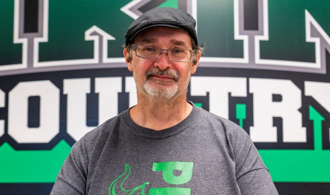 Richard Goodall —seen here at West Vigo Middle School in Terre Haute, Indiana, on May 30 — plans to use his "AGT" winnings to retire to Florida.