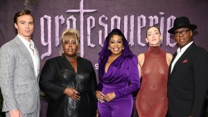 Nicholas Alexander Chavez, Raven Goodwin, Niecy Nash-Betts, Micaela Diamond and Courtney B. Vance attend FX's "Grotesquerie" New York Premiere at Spring Studios on September 23, 2024 in New York City