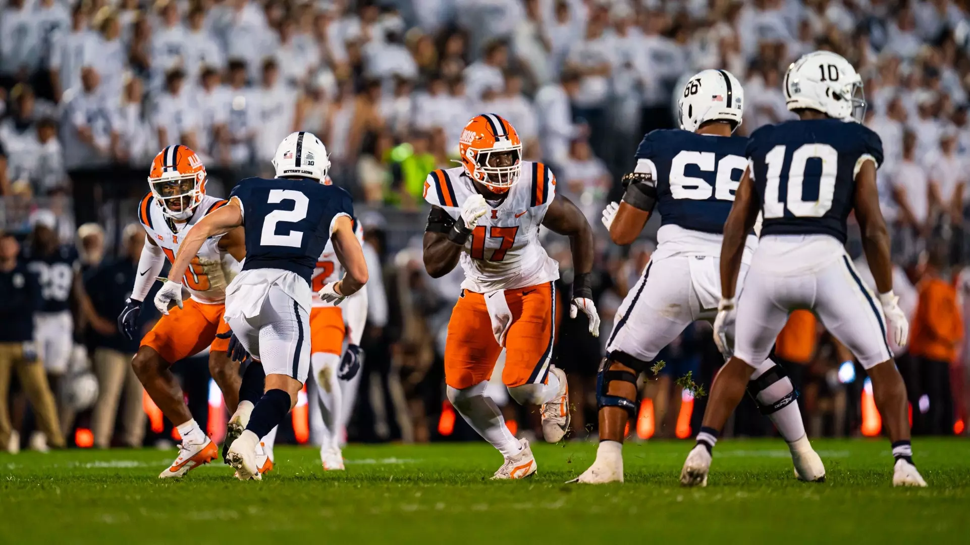 9/28/24 Illinois FB at Penn State - Gabe Jacas