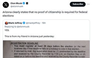 Elon Musk tweet