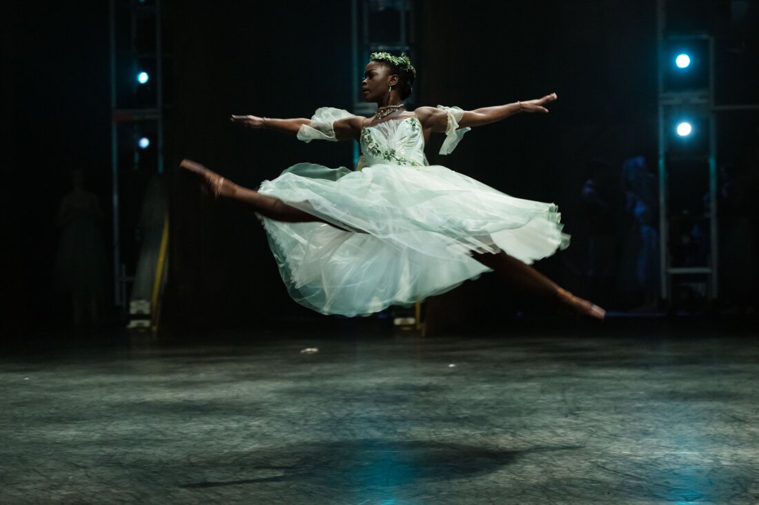 Michaela DePrince performs Giselle with the English National ballet in London on Jan. 13, 2017.