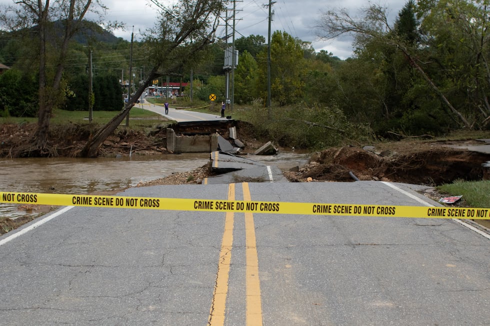 The western part of North Carolina, Buncombe County, was hit the hardest by Hurricane Helene...