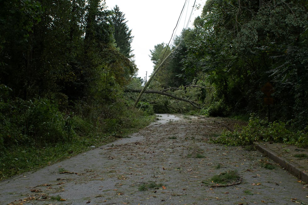 The western part of North Carolina, Buncombe County, was hit the hardest by Hurricane Helene...