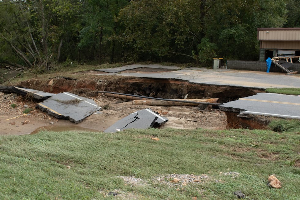 The western part of North Carolina, Buncombe County, was hit the hardest by Hurricane Helene...