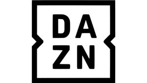 The logo for sports streaming service DAZn on a white background.