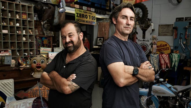 Pictured are Mike Wolfe and Frank Fritz of American Pickers.