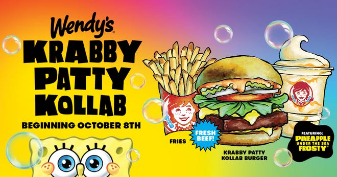 Wendy's is partnering with Paramount to celebrate the 25th anniversary of "SpongeBob SquarePants" by launching the Wendy's Krabby Patty Kollab.