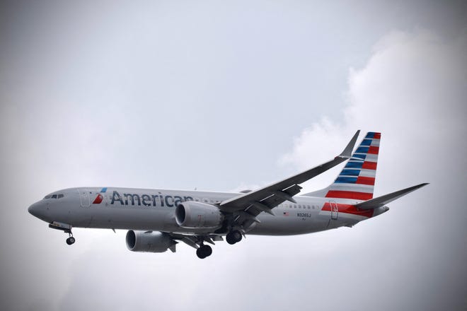 American Airlines tests new boarding platform.