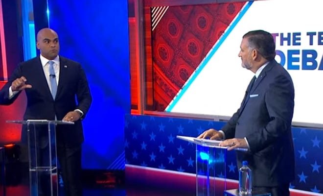 Incumbent U.S. Sen. Ted Cruz, R-TX, is set to square off against U.S. Rep. Colin Allred, D-Dallas, in a primetime debate Tuesday, Oct. 15.