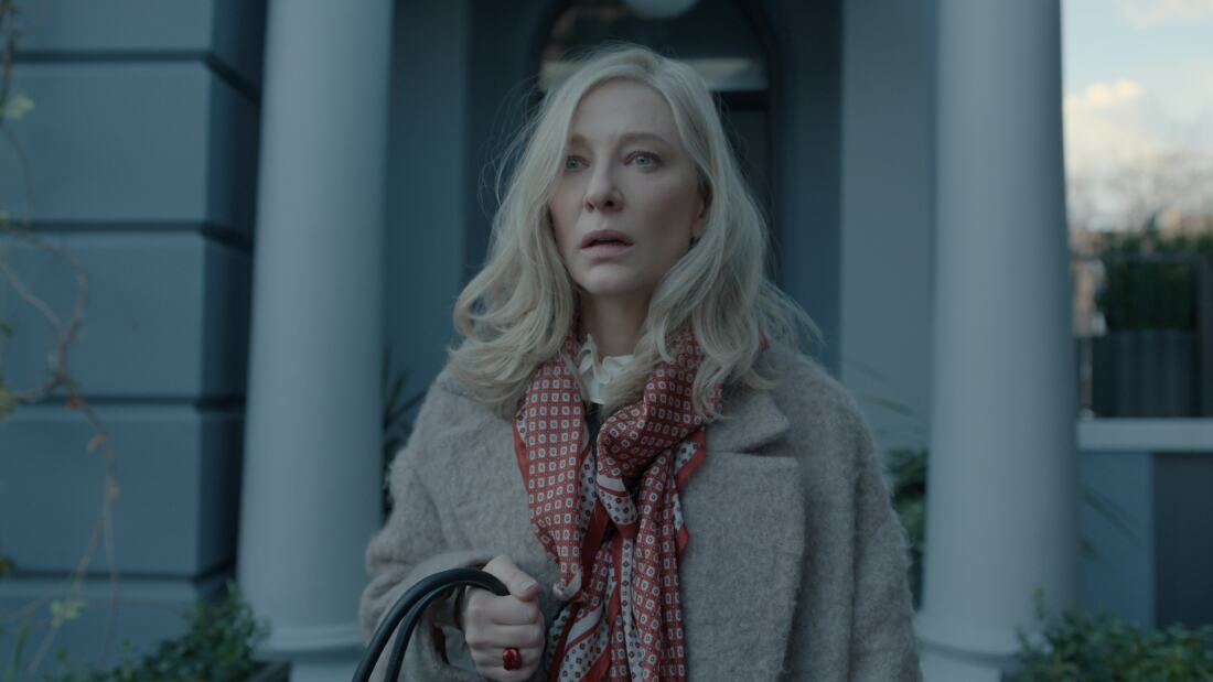 Cate Blanchett as Catherine Ravenscroft in the new Apple TV+ series Disclaimer.