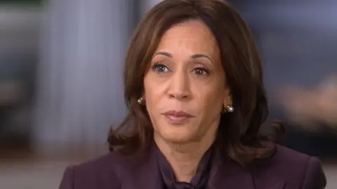 CBS Harris looks at the interviewer on 60 Minutes