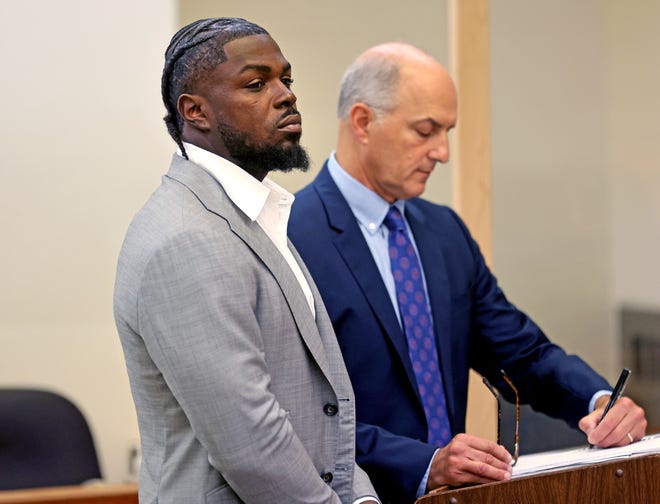 New England Patriots captain Jabrill Peppers was arraigned in District Court on Monday.