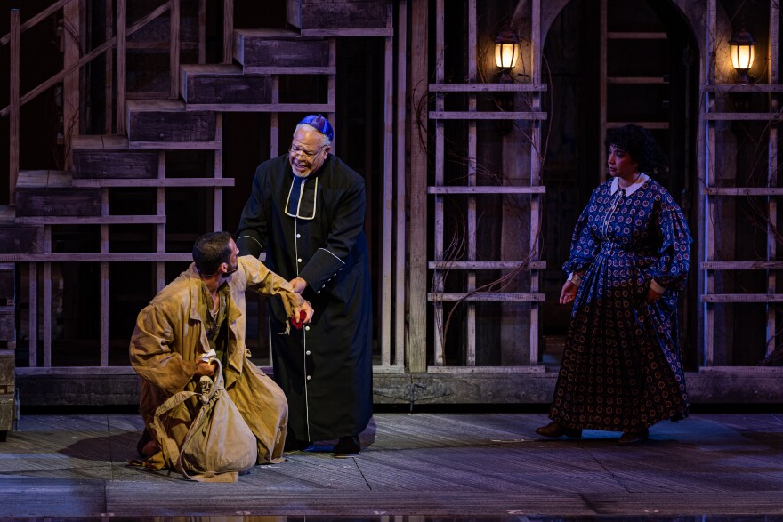 Ken Page in the Muny's production of Les Misérables. 