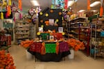 Yamely Chavez Kennedy's ofrenda at Colima Market in Bend, Ore., on Oct. 30, 2024.