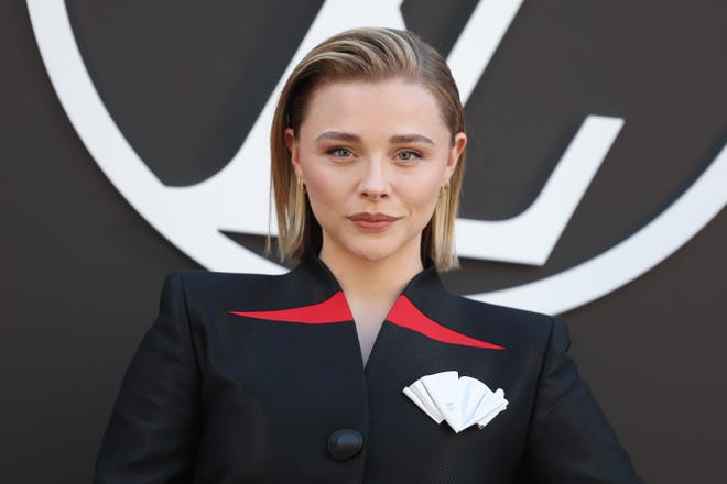 Chloë Grace Moretz attends Paris Fashion Week on Oct. 1, 2024.