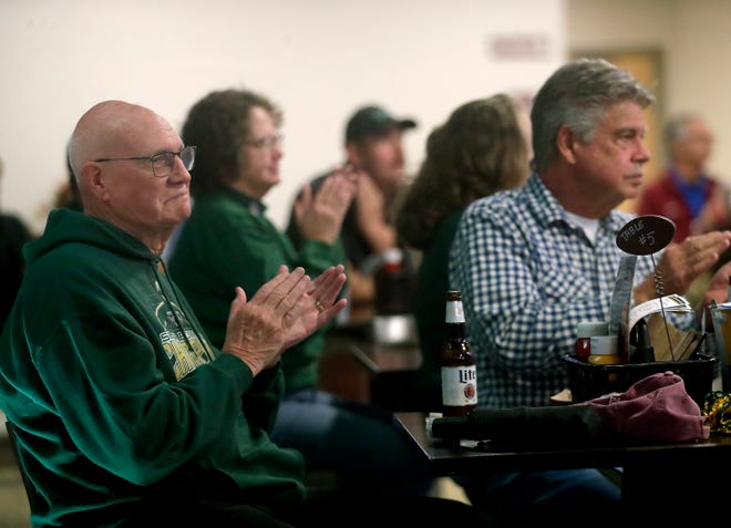 Clubhouse Live celebrates 350th show with guest Green Bay Packers great Don Majkowski in the Fox Club at Fox Cities Stadium in Grand Chute, Wis. on Monday, Novenber 4, 2024.
Wm. Glasheen USA TODAY NETWORK-Wisconsin