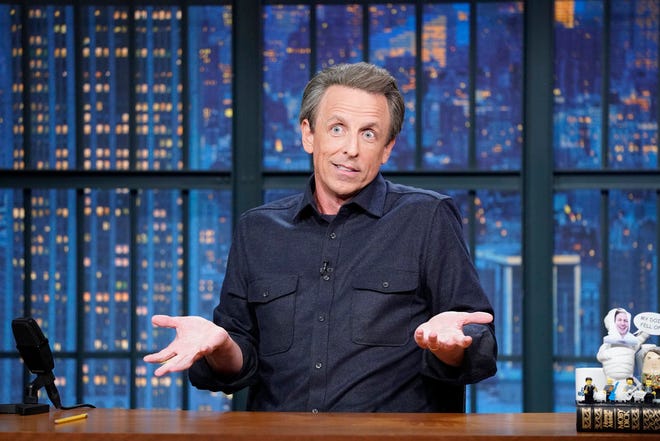 Seth Meyers on the Sept. 11, 2024 episode of "Late Night with Seth Meyers."