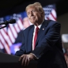 Former President Donald Trump speaks during a rally in Richmond, Virginia, on March 2.