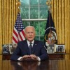 U.S. President Joe Biden delivers an address from the Oval Office of the White House on July 14, 2024 in Washington, D.C., to call for a calming of political rhetoric a day after a shooting in Butler, Pa., left former President Trump injured at a campaign rally. 