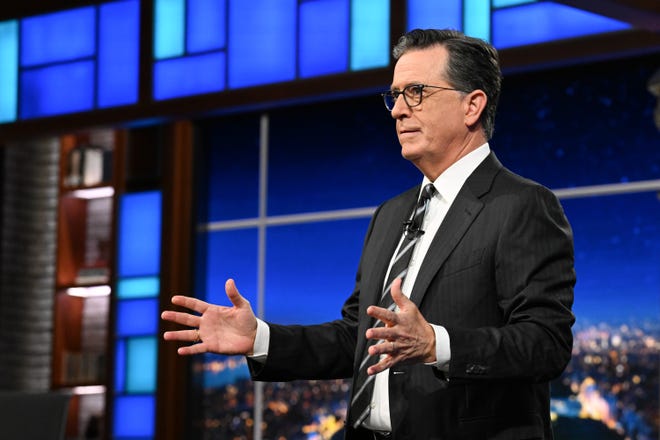 Stephen Colbert on the Oct. 1 episode of "The Late Show with Stephen Colbert."