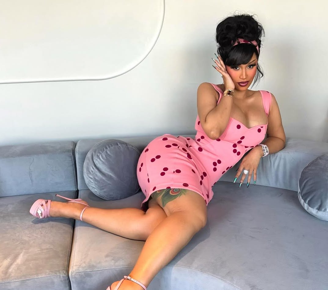Cardi-B-Raps-in-Pink-Polka-Dot-Alaia-Dress-and-Le-Silla-Platforms-for-Imaginary-Playerz-image-175535.jpeg