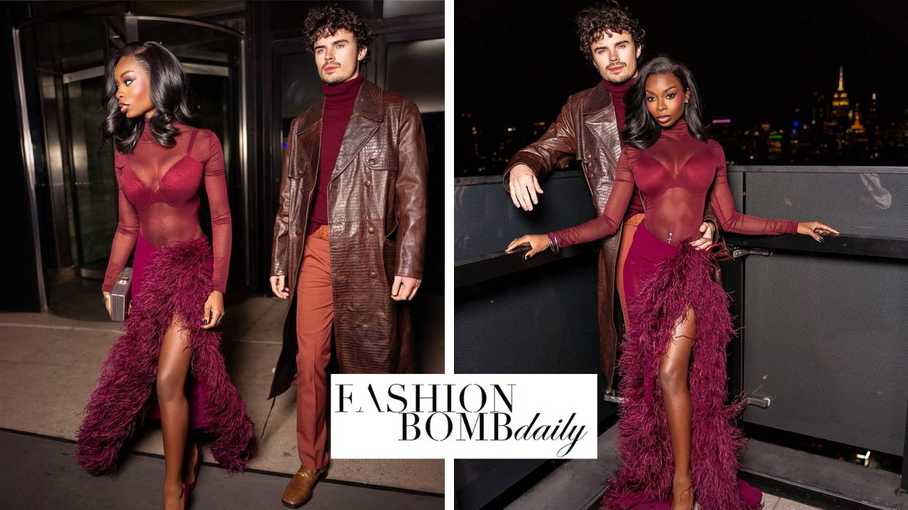 Olandria-Carthen-Coordinated-with-Beau-Nicolas-Vansteenberghe-in-a-Maroon-Bronx-and-Banco-Look-with.jpeg